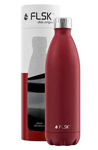 Trinkflasche ohne Plastik FLSK Das Original New Edition Edelstahl