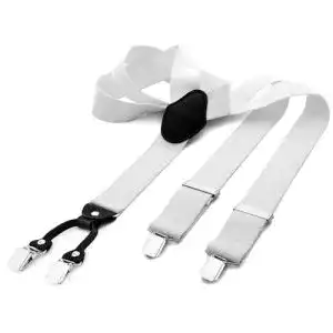 Hosenträger DonDon Herren breit 3,5 cm mit 4 Clips extra stark