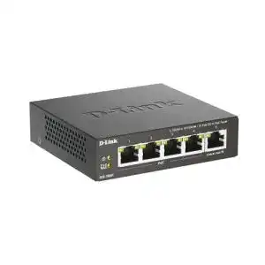 D-Link-Switch D-Link DGS-1005P, 5-Port Layer 2 unmanaged PoE Gigabit