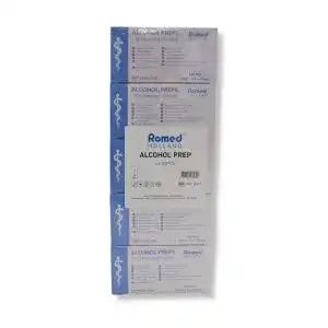 Alkoholtupfer Romed 30 x 65 mm Tupfer Alkoholpads (500 Stück)