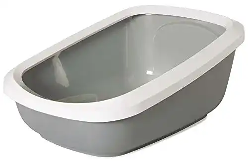 Katzenklo XXL Savic Katzentoilette Katzenklo mit Rand ASEO Jumbo