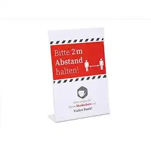 Abstand-halten-Aufsteller APS Hinweisschild – Abstand halten