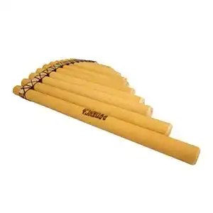 Panflöte Echt Peru – , Musikinstrument, 13 Rohre, Indianer Peru