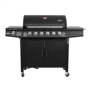 Gasgrill 6 Brenner TAINO RED 6+1 Gasgrill mit Seitenkocher