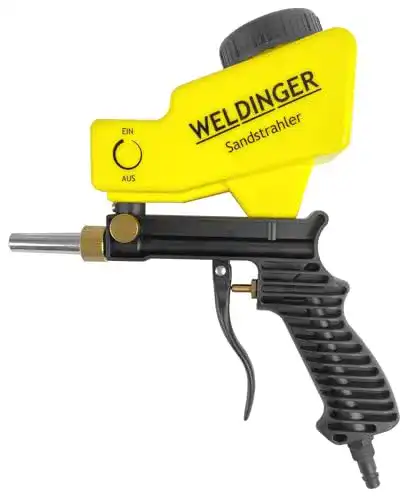 Sandstrahlpistole mit Rückgewinnung WELDINGER mit Tank