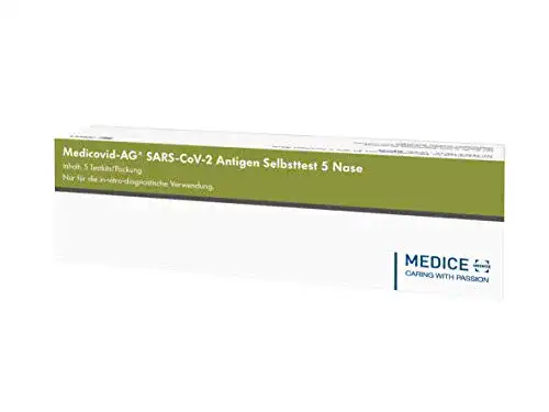 Coronavirus-Schnelltest MediCovid -AG Corona Schnelltest, 5 Stück
