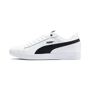 Sneaker PUMA Damen Smash WNS v2 L, White Black, 39 EU