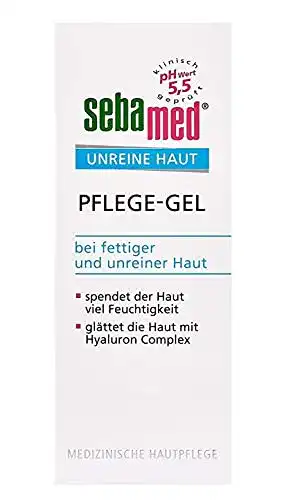Feuchtigkeitscreme Sebamed Unreine Haut Pflege-Gel, 50 ml
