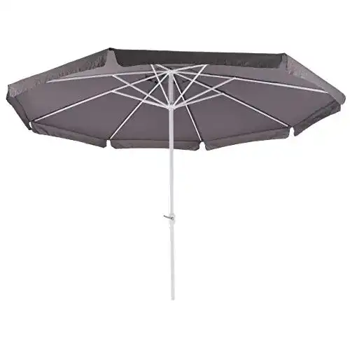 Sonnenschirm (4m) Nexos Sonnenschirm Marktschirm Ø 3,8 m