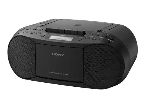 Sony-Radio Sony CFD-S70 Boombox CD, Kasette, Radio schwarz