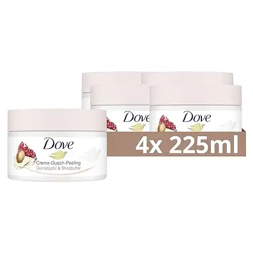 Duschpeeling Dove Creme-Dusch-Peeling 4er Pack (4 x 225 ml)