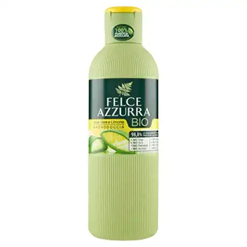 Duschgel Damen Felce Azzurra BIO Duschbad Aloe Vera & Lemon