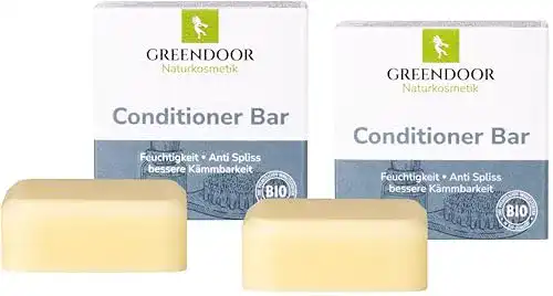 Fester Conditioner GREENDOOR 2er Pack Haar Conditioner Bar