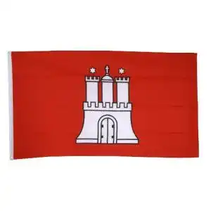 Hamburg-Flagge Flaggenfritze ® Fahne Flagge Hamburg 90 x 150
