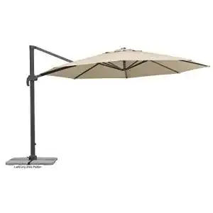 Schneider-Ampelschirm Schneider Rhodos Grande, natur, 400 cm