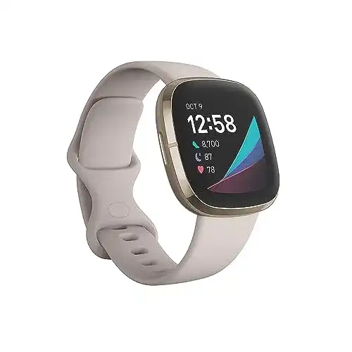 EKG-Uhr Fitbit Sense, fortschrittliche Gesundheits-Smartwatch