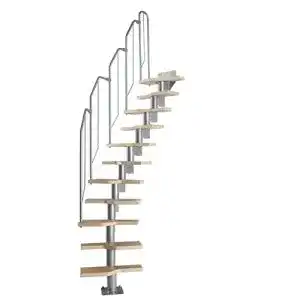 Raumspartreppe DOLLE mit Buche Holz-Stufen, 222-276 cm