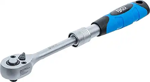 Ratsche BGS 25103 Umschaltknarre, ausziehbar 6,3 mm (1/4″)