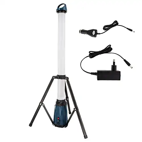 LED-Tower-Baustrahler SCHMIDT security tools 360° Standleuchte