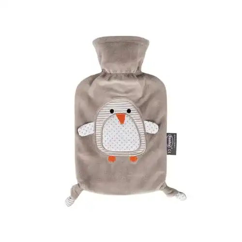 Wärmflaschen Fashy „Pia“ 35720.4 Wärmflasche Pinguin, 0,8 Liter