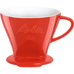 Porzellan-Kaffeefilter Melitta 219032 Filter Größe 1×4 Rot