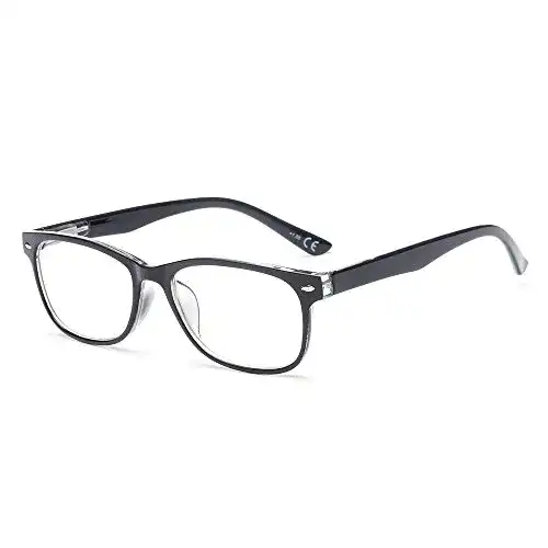 Brillen Suertree Anti-blaue Lese Sehhilfe Augenoptik Feder