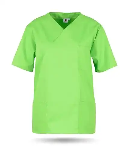 Kasack BEB Basic Unisex Medizinisches Schlupfhemd, Apfelgrün