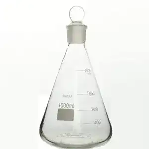 Erlenmeyerkolben Rocwing Boro 3.3 Glas mit Stopfen, 1000ml