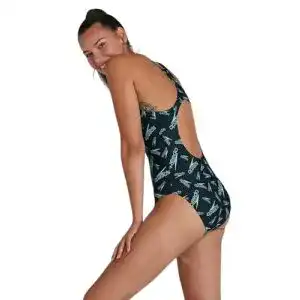 Badeanzug Damen Speedo Boom Logo Allover Medalist