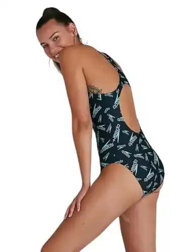 Badeanzug Damen Speedo Boom Logo Allover Medalist