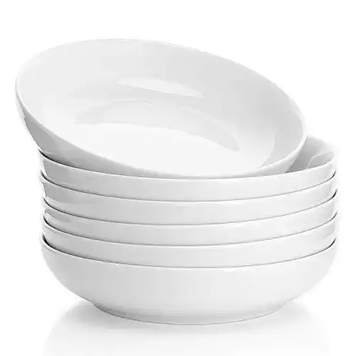 Suppenteller Sweese 112.001 6er Set aus Porzellan, Ø 19.5 cm