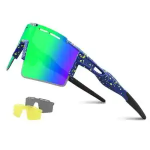 Fahrradbrille polarisiert OULIQI e Sonnenbrille, Sportbrillen Herren