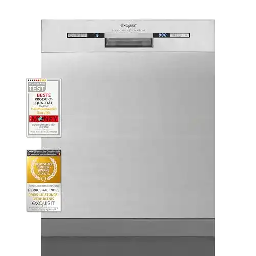 Die beste Exquisit-Geschirrspüler Exquisit Einbaugeschirrspüler Inox 2026 Test Bestseller Exquisit-Geschirrspüler Exquisit Einbaugeschirrspüler Inox
