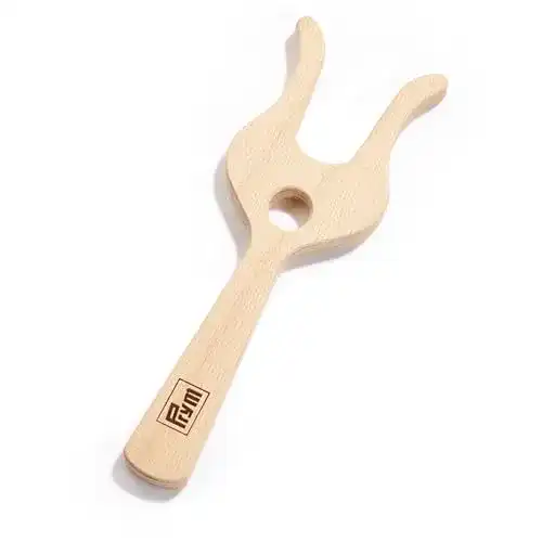 Strickgabel Prym 225145 zum Basteln von Kordeln, Holz, 18×6 cm