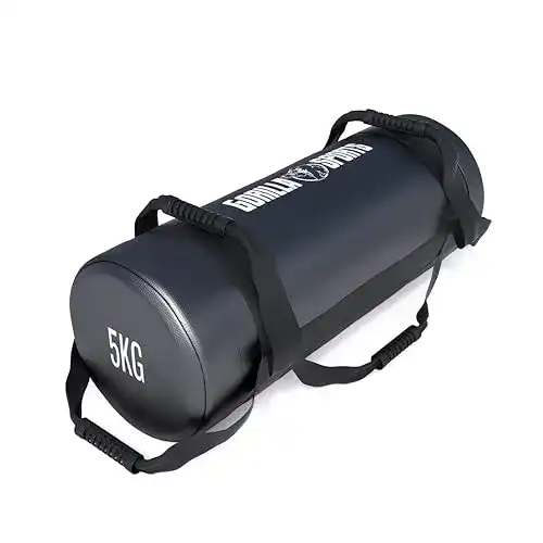 Sandbag GORILLA SPORTS Fitness 5-30 kg Schwarz/Rot– Power-Bag