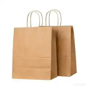 Papiertragetasche Gaoyong 20 Stk Papiertüten Braun