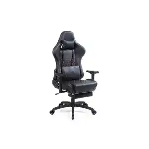 Gaming-Stuhl mit Fußstütze Dowinx, Rennstil mit Massage