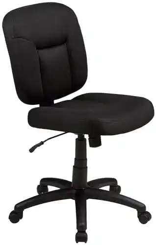 Die beste Bürostuhl ohne Armlehne Amazon Basics, niedrige Rückenlehne 2026 Test Bestseller Bürostuhl ohne Armlehne Amazon Basics, niedrige Rückenlehne