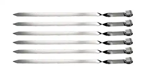 Adana-Spieß rukauf Grillspiess 2cm Breite EXTRA BREIT, 6 St (50cm)