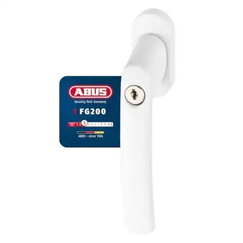 Fenstergriff mit Alarm ABUS Abschließbarer Fenstergriff FG200 – 3er