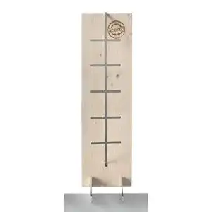 Flammlachsbrett acerto 31837 aus Birke – 3 Stufen einstellbar