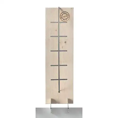 Flammlachsbrett acerto 31837 aus Birke – 3 Stufen einstellbar