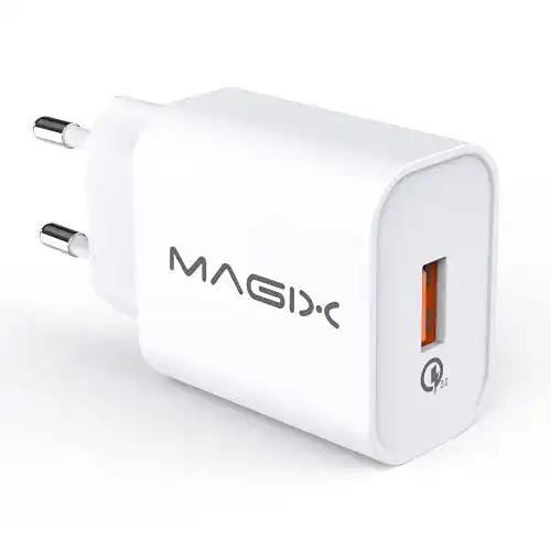 Die beste USB-Schnellladegerät Magix Ladegerät Quick Charge 3.0 18W 3A 2026 Test Bestseller USB-Schnellladegerät Magix Ladegerät Quick Charge 3.0 18W 3A