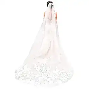 Schleier Baiyouli Braut Lange Einschichtige Weiche Tüll Hochzeit