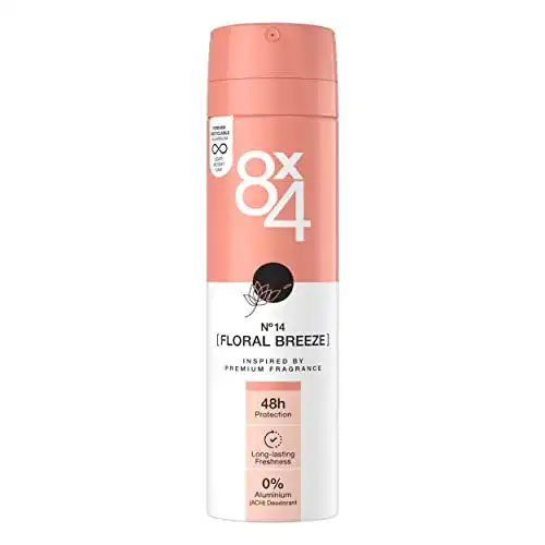 8×4-Deo 8×4 N 14 Floral Breeze Deospray, 150 ml, erfrischend-floral
