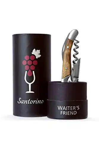 Kellnermesser Santorino ® Exklusiv aus Campecheholz, 2 Stufen