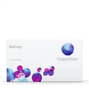 Kontaktlinsen Biofinity Monatslinsen weich, 6 Stück / BC 8.6 mm