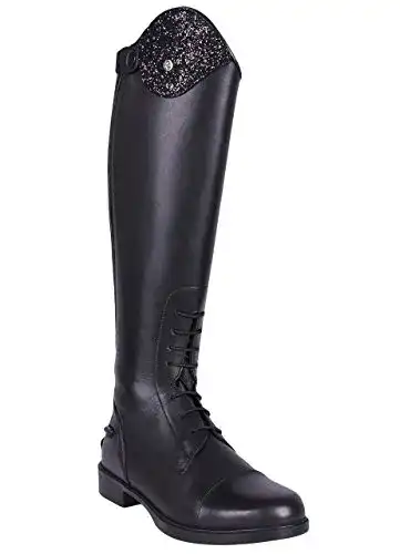 Reitstiefel QHP Leder- Romy für Kinder mit austauschbarem Design
