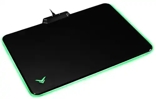 Gaming-Mousepad Amazon Basics, fest, LED-Lichteffekte