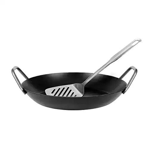 Gräwe-Pfanne GRÄWE ® schmiedeeiserne Servierpfanne Glatt